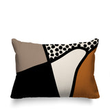 Vie Abstract Reversible Indoor/Outdoor Rectangular Pillow
