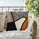 Vie Abstract Reversible Indoor/Outdoor Square Pillow