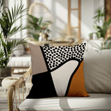 Vie Abstract Reversible Indoor/Outdoor Square Pillow