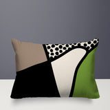 Vie Abstract Reversible Indoor/Outdoor Rectangular Pillow