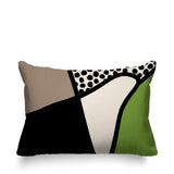 Vie Abstract Reversible Indoor/Outdoor Rectangular Pillow