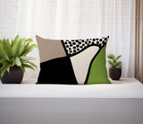 Vie Abstract Reversible Indoor/Outdoor Rectangular Pillow