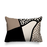 Vie Abstract Reversible Indoor/Outdoor Rectangular Pillow