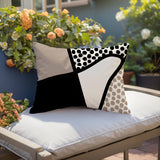 Vie Abstract Reversible Indoor/Outdoor Rectangular Pillow