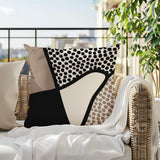 Vie Abstract Reversible Indoor/Outdoor Square Pillow