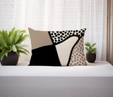 Vie Abstract Reversible Indoor/Outdoor Rectangular Pillow