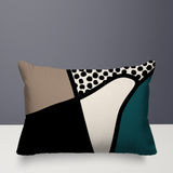 Vie Abstract Reversible Indoor/Outdoor Rectangular Pillow
