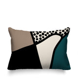 Vie Abstract Reversible Indoor/Outdoor Rectangular Pillow