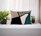 Vie Abstract Reversible Indoor/Outdoor Rectangular Pillow