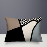 Vie Abstract Reversible Indoor/Outdoor Rectangular Pillow