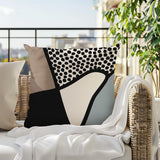 Vie Abstract Reversible Indoor/Outdoor Square Pillow