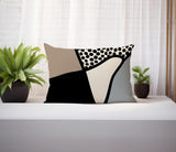 Vie Abstract Reversible Indoor/Outdoor Rectangular Pillow