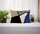Vie Abstract Reversible Indoor/Outdoor Rectangular Pillow