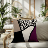 Vie Abstract Reversible Indoor/Outdoor Square Pillow