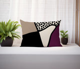 Vie Abstract Reversible Indoor/Outdoor Rectangular Pillow