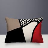 Vie Abstract Reversible Indoor/Outdoor Rectangular Pillow