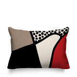 Vie Abstract Reversible Indoor/Outdoor Rectangular Pillow