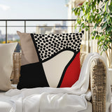 Vie Abstract Reversible Indoor/Outdoor Square Pillow