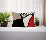 Vie Abstract Reversible Indoor/Outdoor Rectangular Pillow