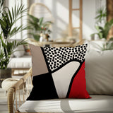 Vie Abstract Reversible Indoor/Outdoor Square Pillow