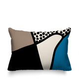 Vie Abstract Reversible Indoor/Outdoor Rectangular Pillow