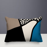 Vie Abstract Reversible Indoor/Outdoor Rectangular Pillow