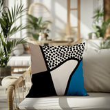 Vie Abstract Reversible Indoor/Outdoor Square Pillow