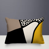 Vie Abstract Reversible Indoor/Outdoor Rectangular Pillow