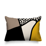Vie Abstract Reversible Indoor/Outdoor Rectangular Pillow
