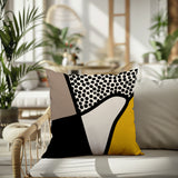 Vie Abstract Reversible Indoor/Outdoor Square Pillow