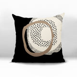 Vikka Abstract Reversible Indoor/Outdoor Square Pillow