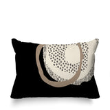 Vikka Minimalist Reversible Indoor/Outdoor Rectangular Pillow