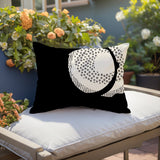 Vikka Minimalist Reversible Indoor/Outdoor Rectangular Pillow