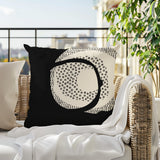 Vikka Abstract Reversible Indoor/Outdoor Square Pillow