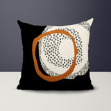 Vikka Abstract Reversible Indoor/Outdoor Square Pillow