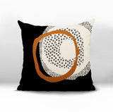 Vikka Abstract Reversible Indoor/Outdoor Square Pillow