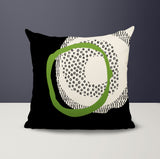 Vikka Abstract Reversible Indoor/Outdoor Square Pillow