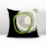 Vikka Abstract Reversible Indoor/Outdoor Square Pillow