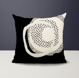 Vikka Abstract Reversible Indoor/Outdoor Square Pillow