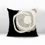 Vikka Abstract Reversible Indoor/Outdoor Square Pillow