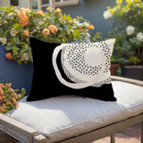 Vikka Minimalist Reversible Indoor/Outdoor Rectangular Pillow