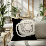 Vikka Abstract Reversible Indoor/Outdoor Square Pillow
