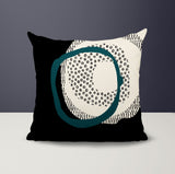 Vikka Abstract Reversible Indoor/Outdoor Square Pillow