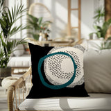 Vikka Abstract Reversible Indoor/Outdoor Square Pillow