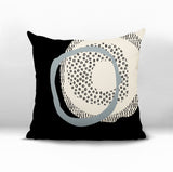 Vikka Abstract Reversible Indoor/Outdoor Square Pillow