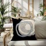 Vikka Abstract Reversible Indoor/Outdoor Square Pillow