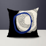 Vikka Abstract Reversible Indoor/Outdoor Square Pillow