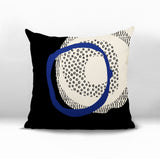Vikka Abstract Reversible Indoor/Outdoor Square Pillow