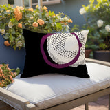Vikka Minimalist Reversible Indoor/Outdoor Rectangular Pillow