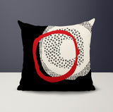 Vikka Abstract Reversible Indoor/Outdoor Square Pillow
